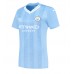 Camisa de Futebol Manchester City Kevin De Bruyne #17 Equipamento Principal Mulheres 2023-24 Manga Curta
